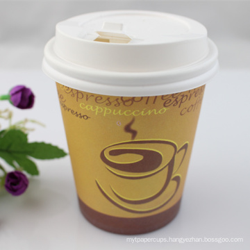 Disposable Paper Tea Cups with Lids